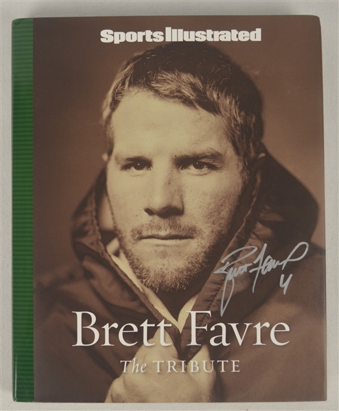 Brett Favre Autographed Sports Illustrated “The Tribute” Book