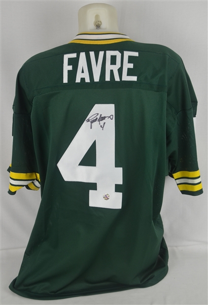 Brett Favre Green Bay Packers Autographed Jersey