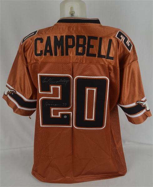 Earl Campbell Texas Longhorns Autographed Jersey