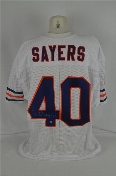 Gales Sayers Chicago Bears Autographed Jersey