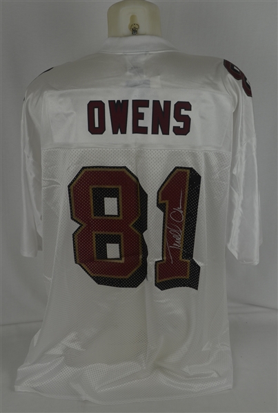 Terrell Owens San Francisco 49ers Autographed Jersey