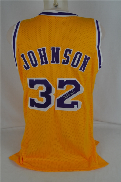 Magic Johnson Los Angeles Lakers Autographed Jersey