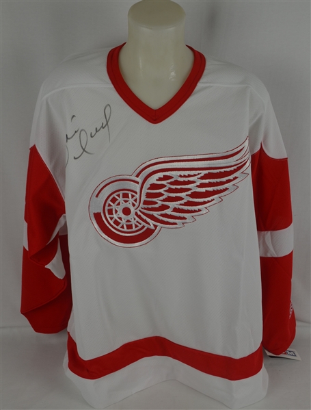 Brett Hull Detroit Red Wings Autographed Jersey