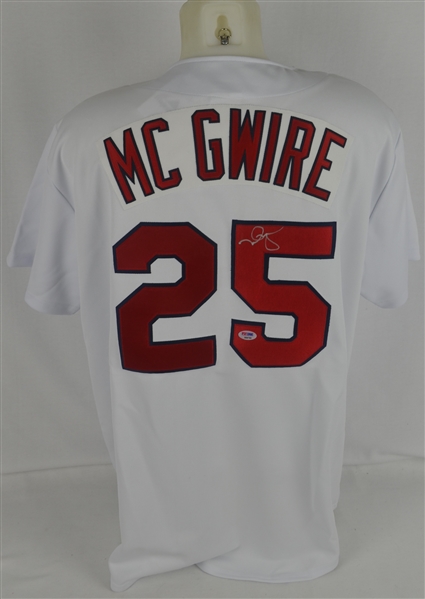 Mark McGwire St. Louis Cardinals Autographed Jersey PSA/DNA
