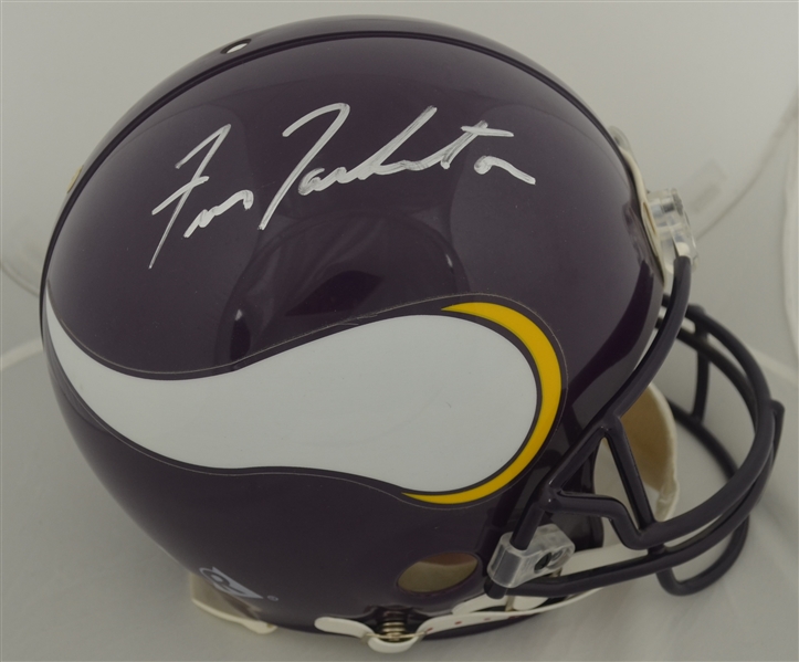 Fran Tarkenton Minnesota Vikings Autographed Helmet