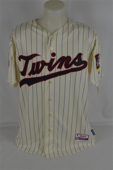 Trevor May 2014 Minnesota Twins Profeesional Model Jersey w/Medium Use