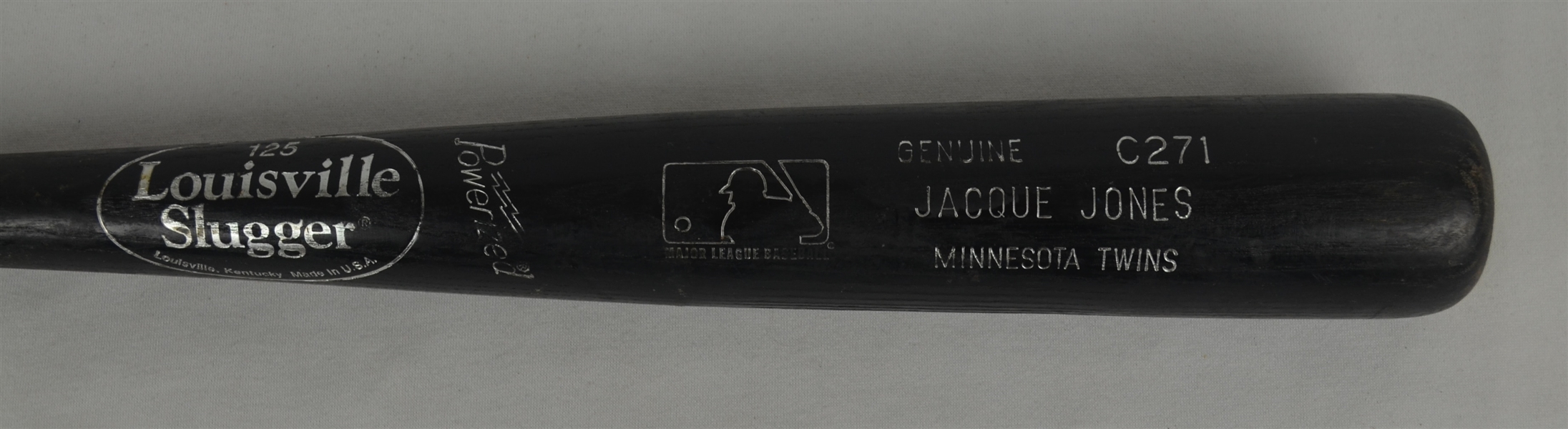 Jacque Jones Minnesota Twins Profeesional Model Bat w/Heavy Use
