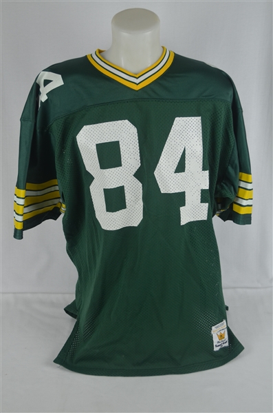 Sterling Sharpe Green Bay Packers Profeesional Model Jersey w/Heavy Use