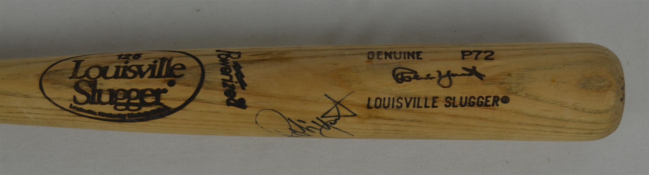 Robin Yount c. 1986-1989 Milwaukee Brewers Professional Model Signed Bat w/Medium Use