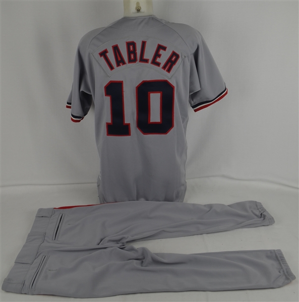 Pat Tabler 1986 Cleveland Indians Professional Model Uniform 