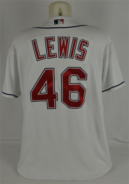 Scott Lewis 2008 Cleveland Indians Professional Model Jersey w/Medium Use