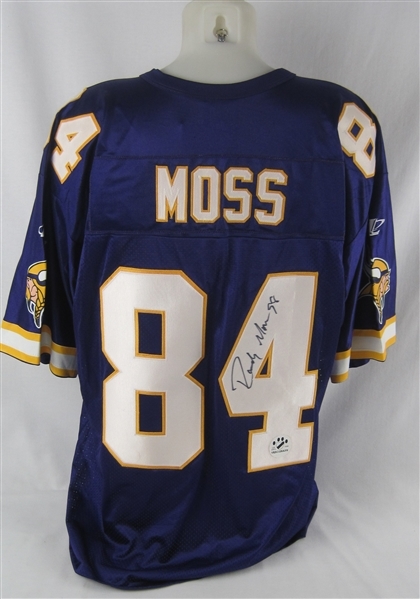 Randy Moss 1998 Autographed Rookie of the Year Jersey