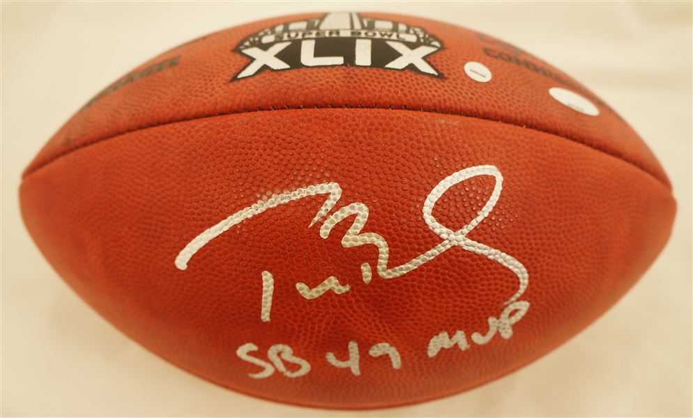 Tom Brady Autographed & Inscribed Super Bowl XLIX Football  