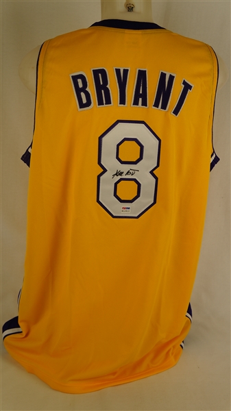 Kobe Bryant Vintage Los Angeles Lakers Autographed Jersey