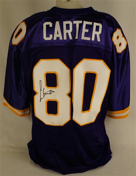 Cris Carter Minnesota Vikings Autographed Jersey