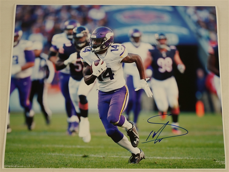 Stefon Diggs Minnesota Vikings Autographed 16x20 Bears TD Photo