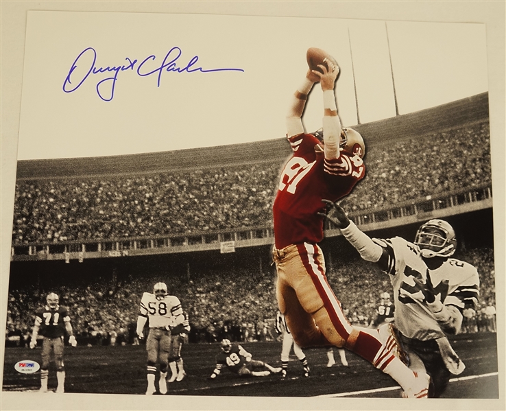 Dwight Clark Autographed 16x20 "The Catch" Photo