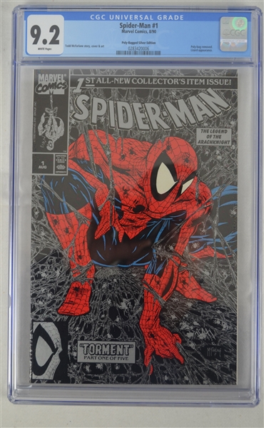 Marvel Spider-Man 1990 Comic Issue #1 CGC Graded 9.2