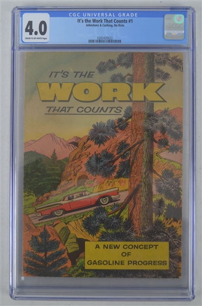 Its the Work That Counts Issue #1 CGC Graded 4.0