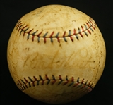 New York Yankees 1926 Team Signed Baseball w/Babe Ruth & Lou Gehrig
