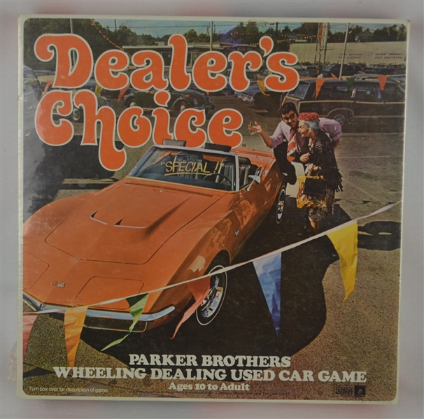 Vintage 1972 Dealers Choice Game Sealed w/Original Packaging