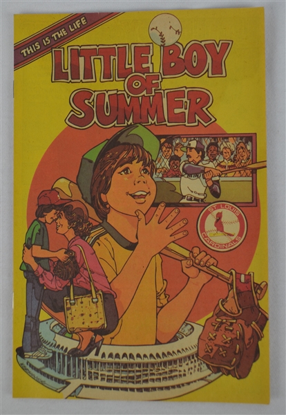 1982 Little Boy Summer St Louis Cardinals Comic Book