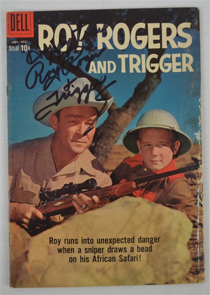 Roy Rogers & Trigger Signed Comic Book