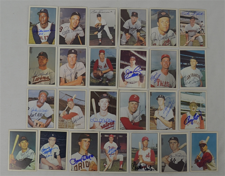 Vintage Collection of 25 Autographed 1978 TCMA Baseball Cards 