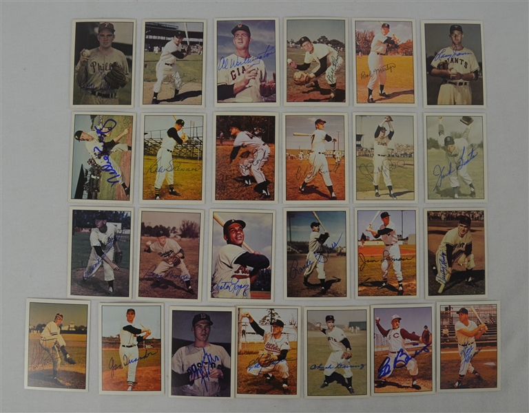Vintage Collection of 25 Autographed 1979 TCMA Baseball Cards 