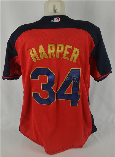 Bryce Harper Autographed National League All Star Jersey