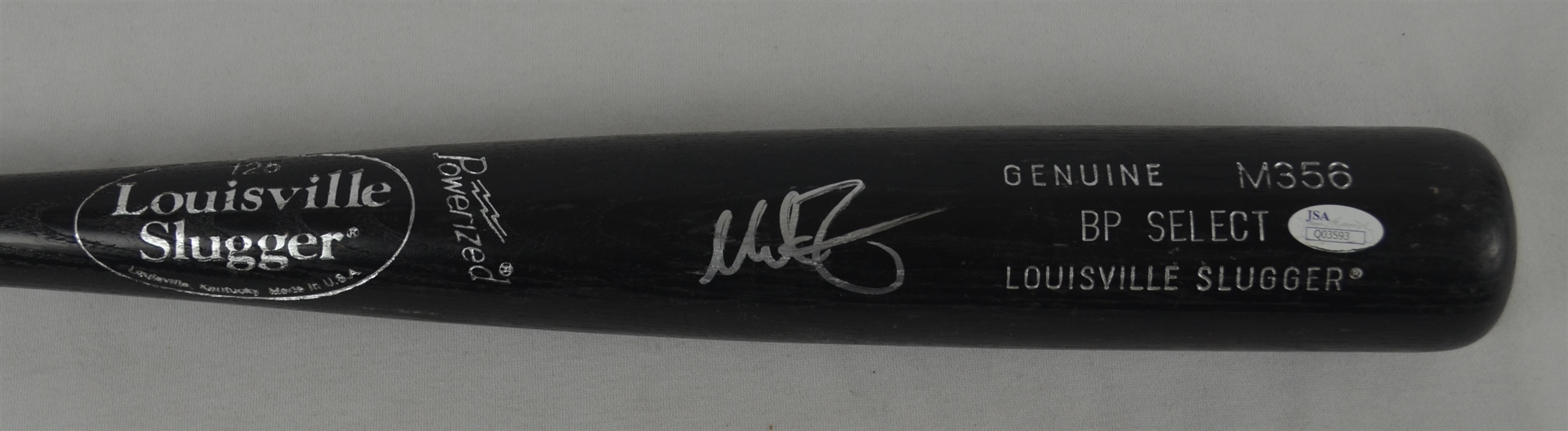 Mike Zunnino Seattle Mariners Professional Model Bat w/Medium Use