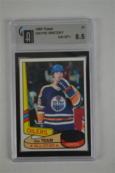 Wayne Gretzky 1980 Topps #87 Card Graded GAI 8.5 NM-MT+