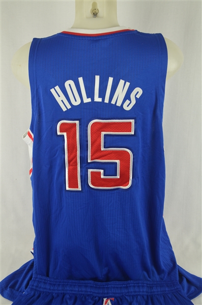 Ryan Hollins 2013-14 LA Clippers Professional Model Uniform w/Medium Use
