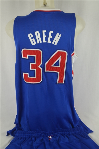 Willie Green 2013-14 LA Clippers Professional Model Uniform w/Medium Use