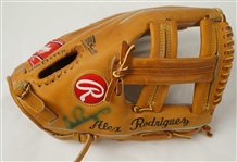 Alex Rodriguez c. 1996-2000 Seattle Mariners Professional Model Glove w/Heavy Use