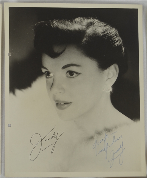 Judy Garland Autographed 8x10 Photo