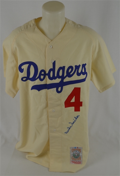 Duke Snider Autographed Los Angeles Dodgers Mitchell & Ness Jersey