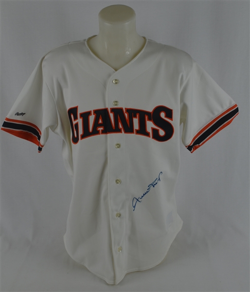 Willie Mays Autographed San Francisco Giants Jersey