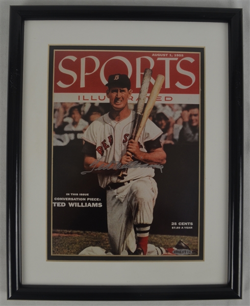 Ted Williams Autographed & Framed Sports Illustrated UDA 
