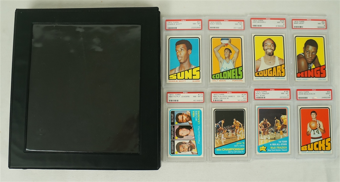 Vintage 1972 Topps Basketball Card Set 95% Complete