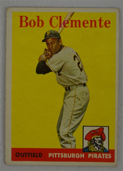 Roberto Clemente 1958 Topps Card #52