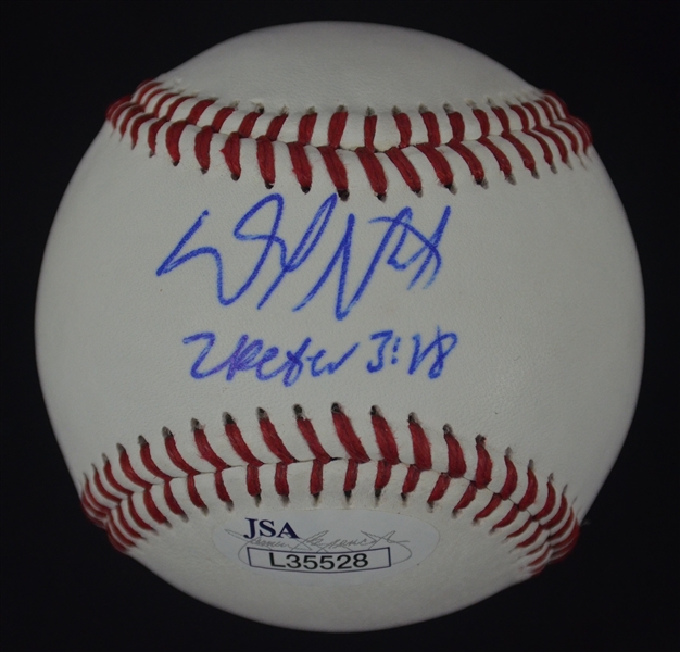 Daniel Morris Detroit Tigers Autographed Baseball
