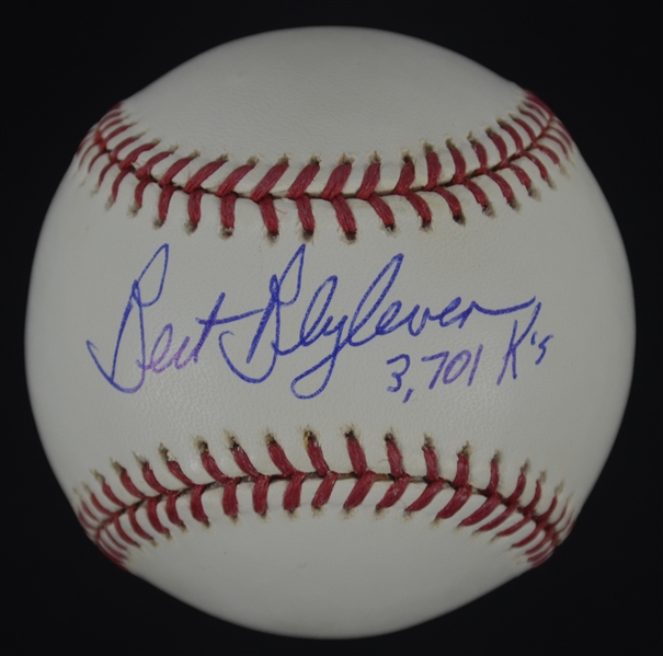 Bert Blyleven Autographed Baseball