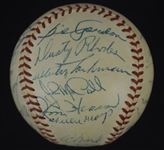 New York Giants 1955 Team Signed Baseball