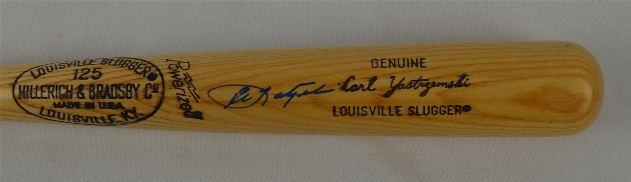 Carl Yastrzemski Autographed Signature Model Louisville Slugger Bat