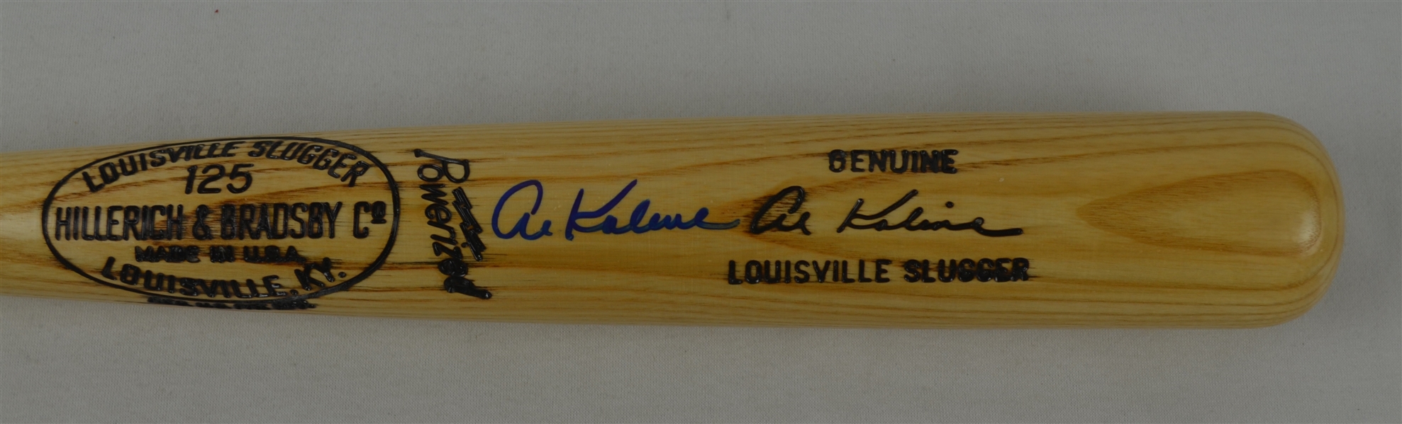 Al Kaline Autographed Signature Model Louisville Slugger Bat