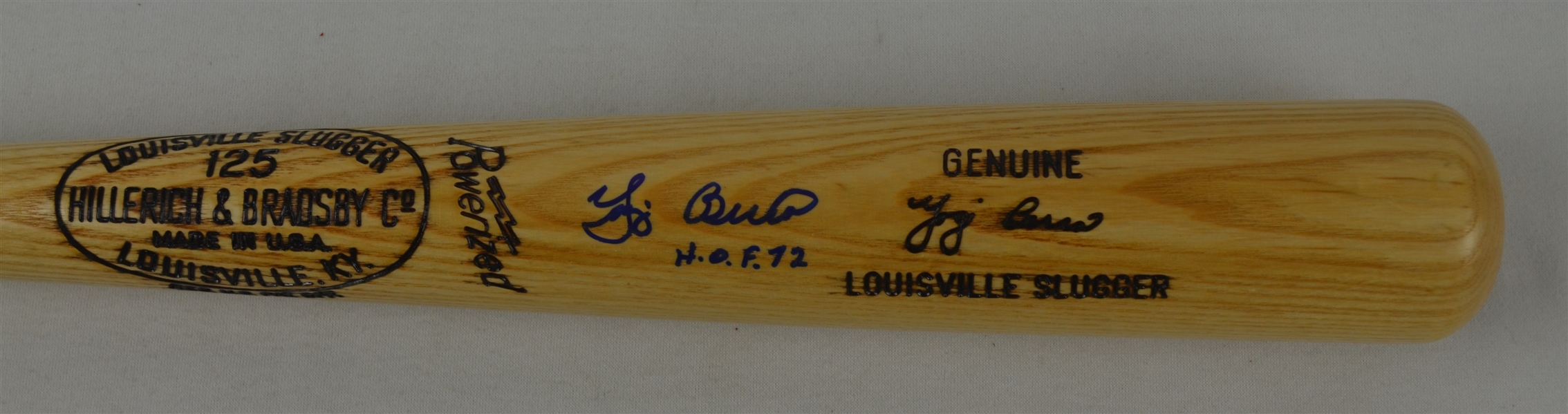 Yogi Berra Autographed Signature Model Louisville Slugger Bat