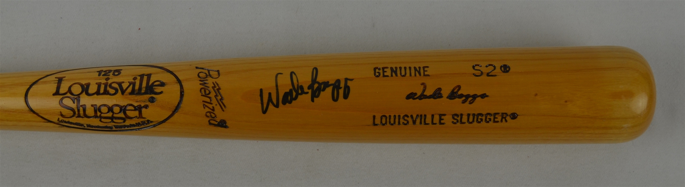 Wade Boggs Autographed Signature Model Louisville Slugger Bat