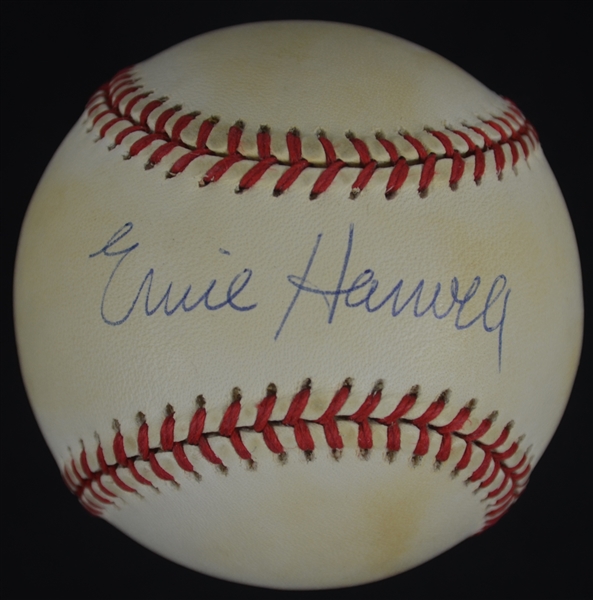Ernie Harwell Autographed Baseball