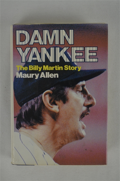 Billy Martin Autographed “Damn Yankee” Book